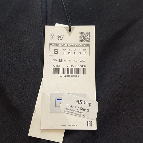 Zara High Rise Slit Leggings - Picture 4 of 5